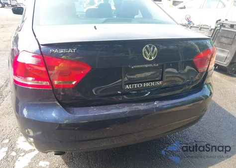 2014 Volkswagen Passat 1.8T Wolfsburg Edition из США, поврежденный, VIN 1VWAT7A39EC030534